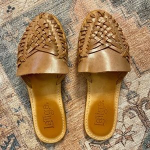 Latigo Leather Slides
